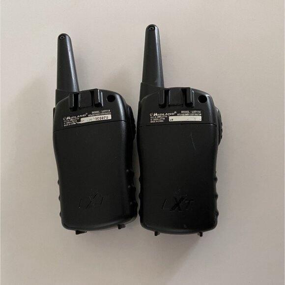 Midland X-Tra Talk LXT114 Black Two Way Radio Walkie Talkies Black 18-Miles - Picture 6 of 16